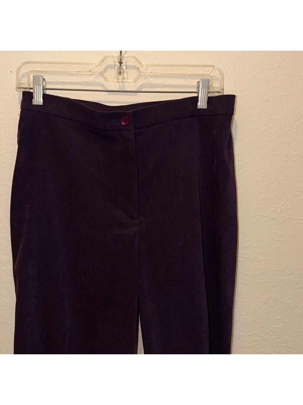 Vintage velvet Purple Pants elegant slacks